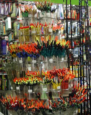 Rek vol dobbers in de winkel